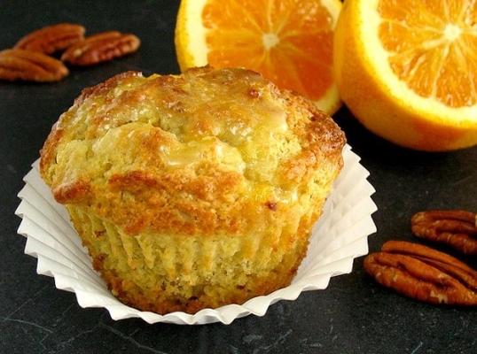 muffins met oranje noten