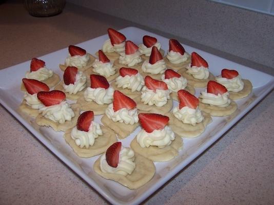 elegante, met mascarpone belegde suiker koekjes (bedrieglijk eenvoudig)