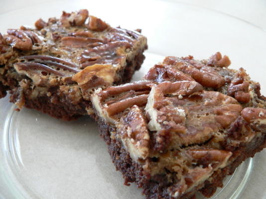 pecannebars van esdoornchocolade