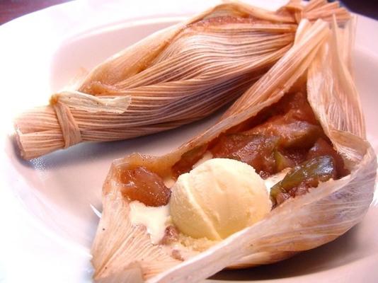 tamales van zoete appeldessert