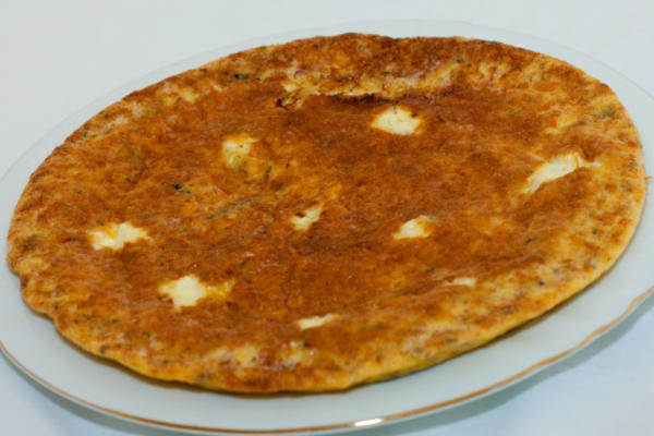 gerookte vis omelet