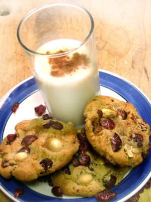 rum-dronken cranberry hazelnootkoekjes