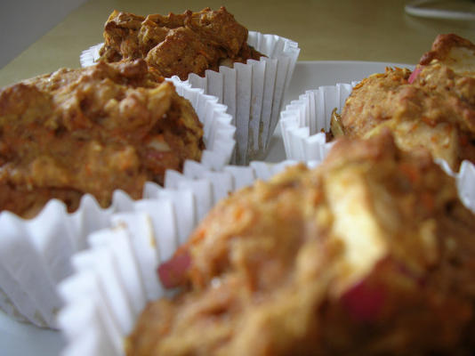 glutenvrije morning glory muffins