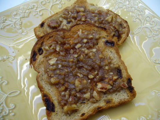 snelle en gemakkelijke toast met praliné