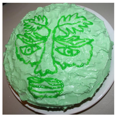 groene man cake