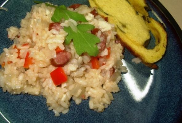 prosciutto en peperrisotto