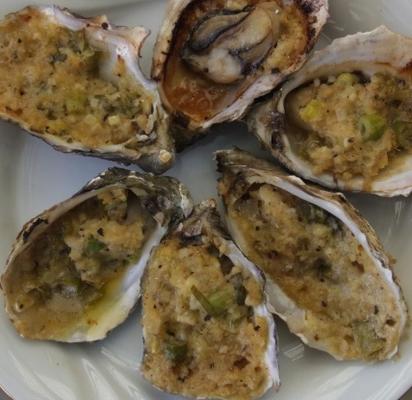 bbq oesters met gember
