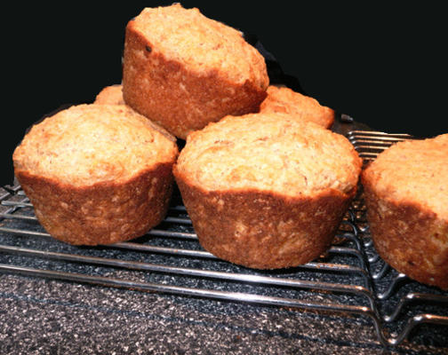 zoete gouden ananas muffins