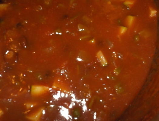 Santa Fe zwarte boon gazpacho