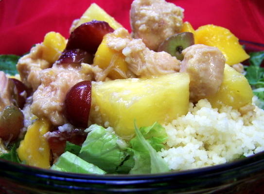 couscous en kippenfruitsalade