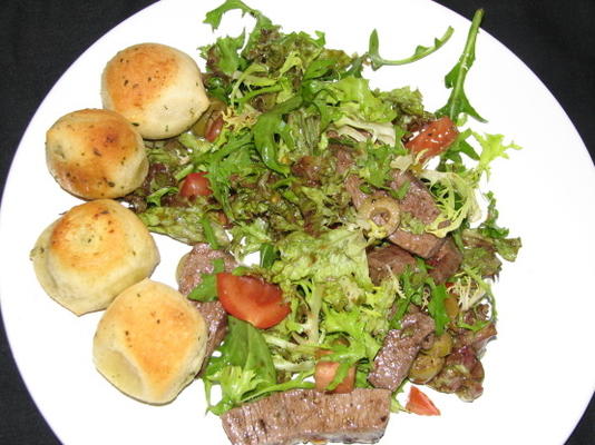 mediterrane steak salade