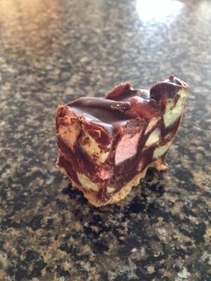 eenvoudige chocolade marshmallow graham pleinen (niet bakken)