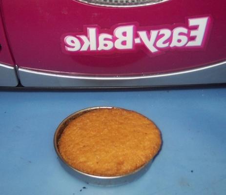 eenvoudig bakken oven oranje cake mix