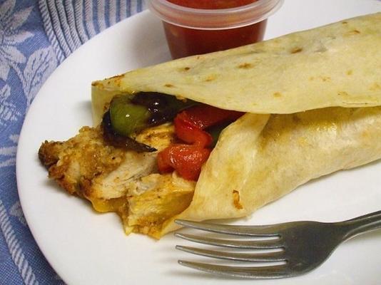 gegrilde kip fajitas