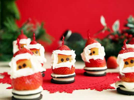 aardbei kerstman