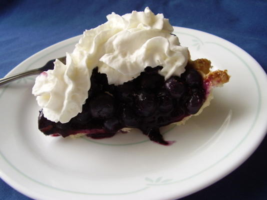 zomer bosbessen taart