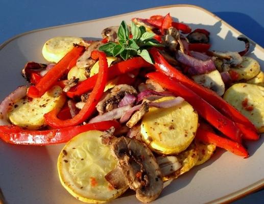 mediterrane gegrilde groenten