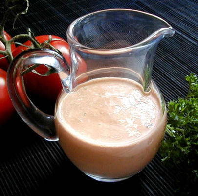 gerookte tomatensalade dressing