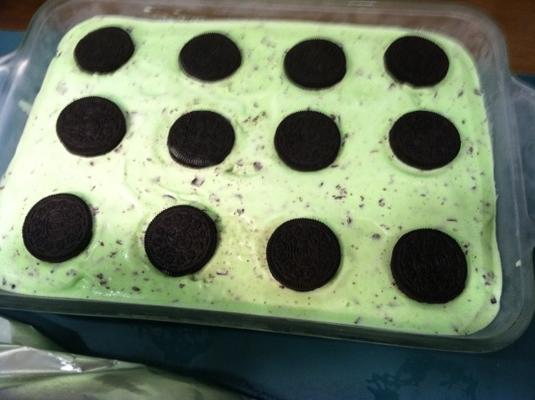 oreo mint ijs dessert