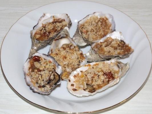 Thaise gebarbecuede oesters