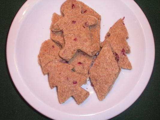 cranberry-oranje zandkoekjes