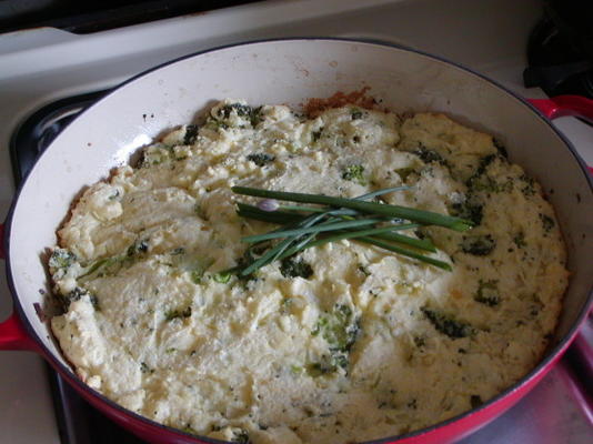 broccoli cornbread braadpan