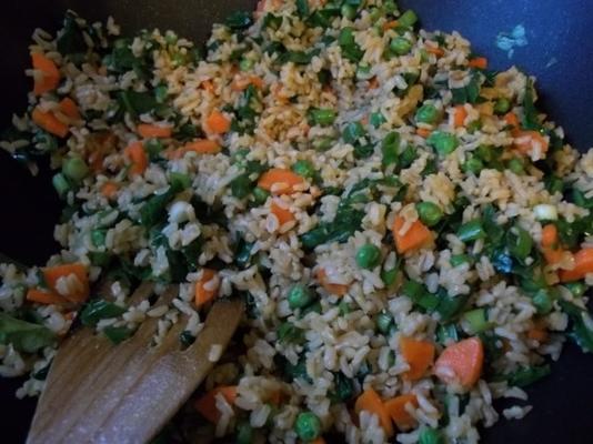 greens (gebakken) rijst