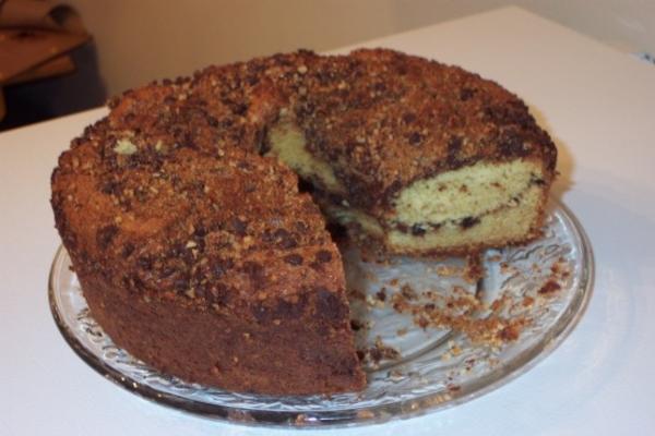 geweldige chocoladetaart streusel koffie cake