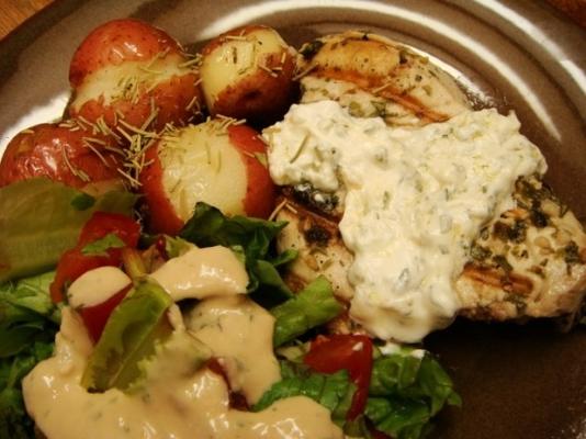 gegrilde tonijn met aioli
