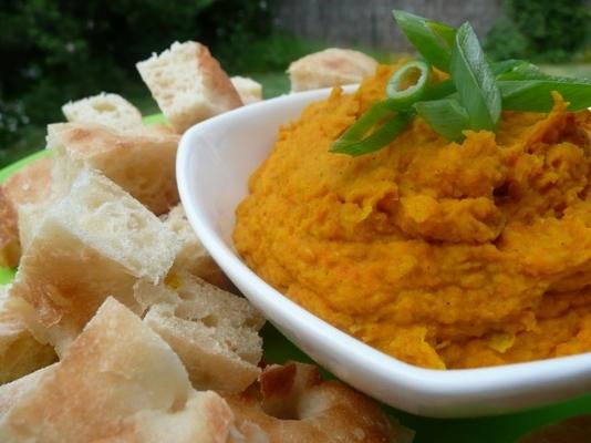 curried wortelboon dip