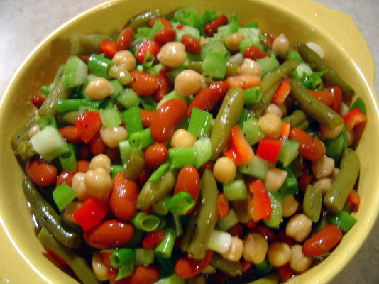 vera's salade met drie bonen