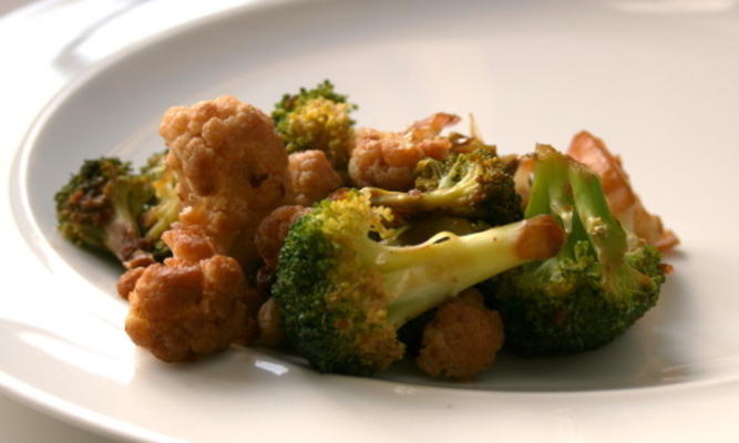 broccoli, knoflook, gemberwok