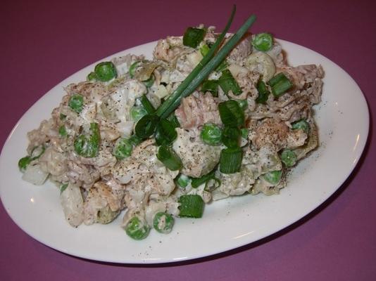 de koude tonijnsalade van mijn moeder