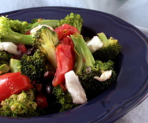 Griekse broccoli en tomaten