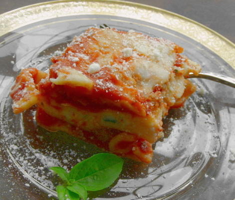 lasagne lasagne van chef-kokbloem