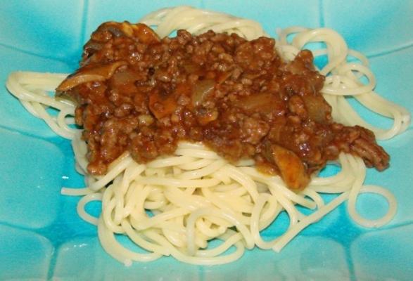 Poolse Amerikaanse spaghettisaus