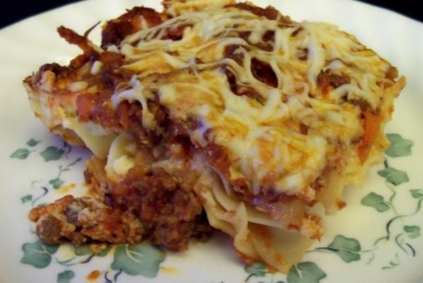 gemakkelijke luie lasagne