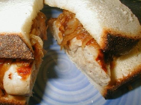 sjieke worstsandwich