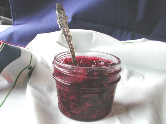 snelle cranberry-sinaasappeljam