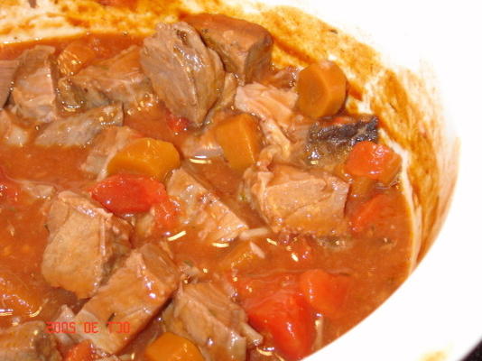 rund- en wortelstoofpot (crock pot)