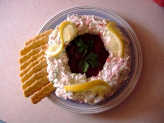 salade van zeevruchten / krabsalade