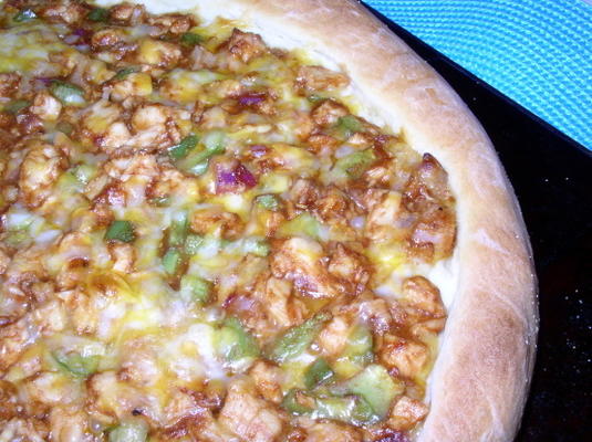 rokerige barbecue kip pizza