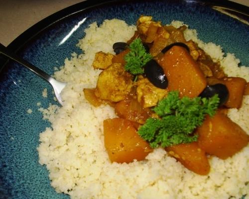 kip en butternut squash tajine