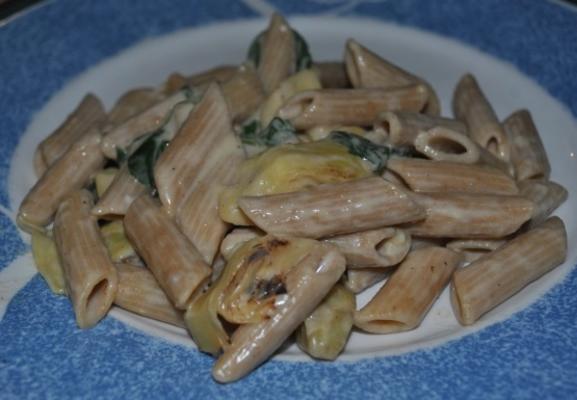 spinazie artisjok pasta (pionier meisje)