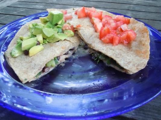 Mexicaanse gegrilde kaassandwich (quesadilla!)