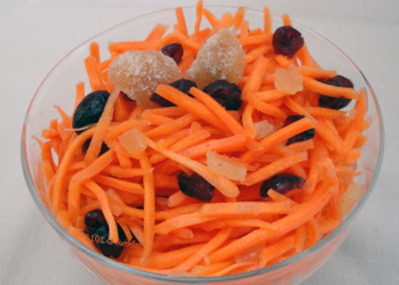 cranberry carrot slaw