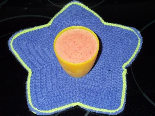 aardbeienjus d'orange smoothie