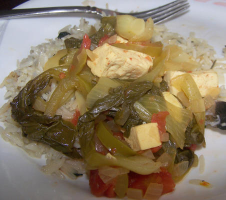 snelle, kleurrijke tofu-roerbak