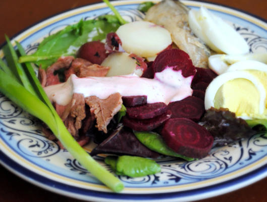 haring salade, Zweedse stijl