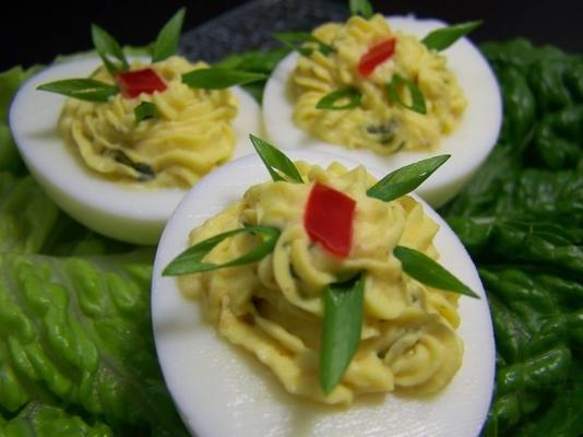 geadopteerde deviled eggs
